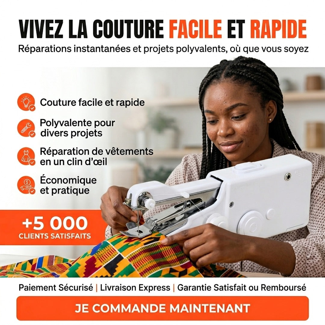 đ§” Mini Machine Ă Coudre Portable â Simple & Pratique